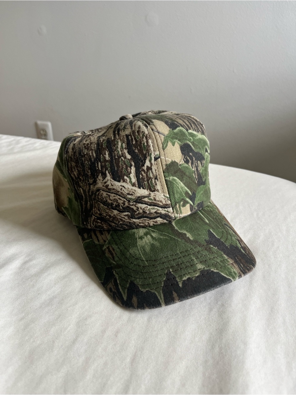 Camo Hunting Baseball Cap - Green Brown Tan